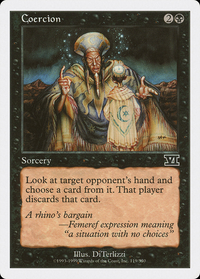 Coercion [Classic Sixth Edition] Magic: The Gathering