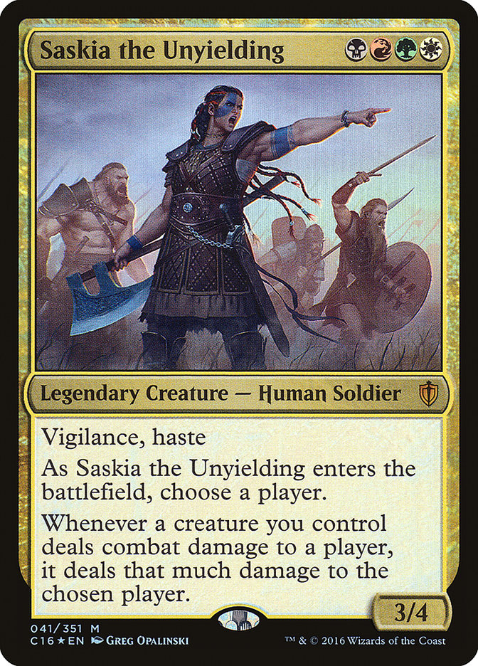 Saskia the Unyielding [Commander 2016] Magic: The Gathering