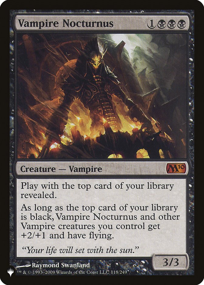 Vampire Nocturnus [The List] Magic: The Gathering