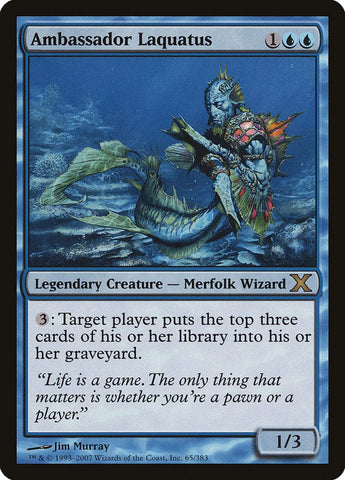 Ambassador Laquatus [Tenth Edition] Magic: The Gathering
