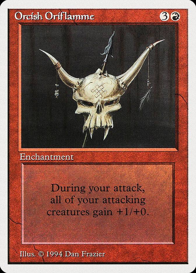 Orcish Oriflamme [Summer Magic / Edgar] Magic: The Gathering