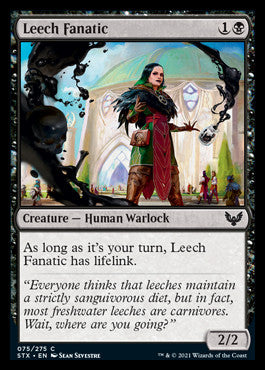 Leech Fanatic [Strixhaven: School of Mages] Magic: The Gathering
