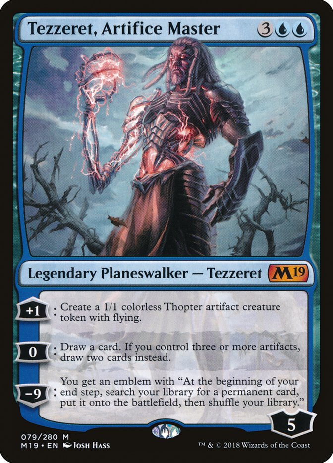 Tezzeret, Artifice Master [Core Set 2019] Magic: The Gathering