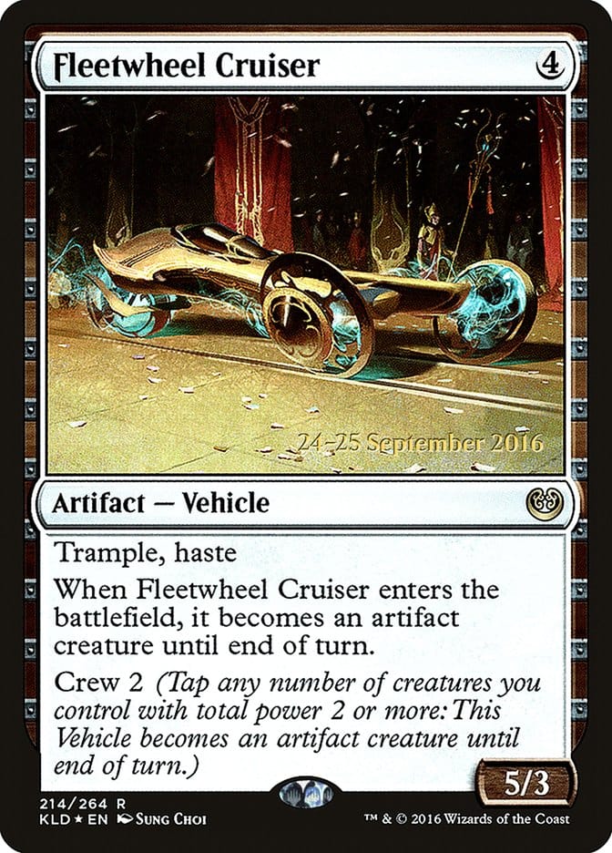 Fleetwheel Cruiser [Kaladesh Prerelease Promos] Magic: The Gathering