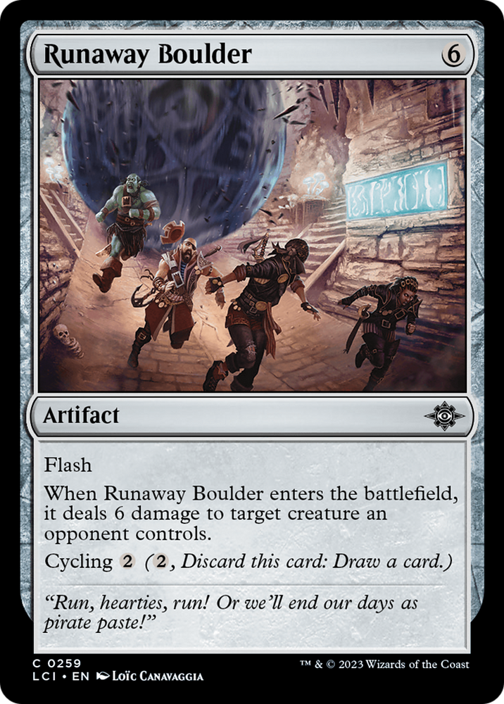 Runaway Boulder [The Lost Caverns of Ixalan] Magic: The Gathering