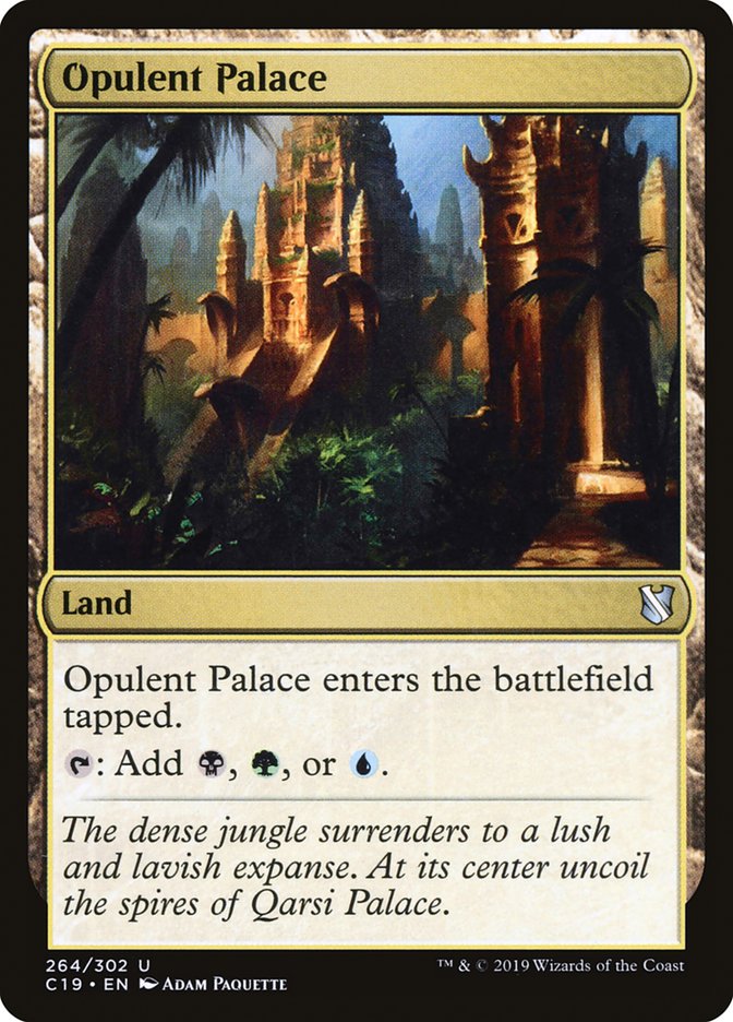 Opulent Palace [Commander 2019] Magic: The Gathering