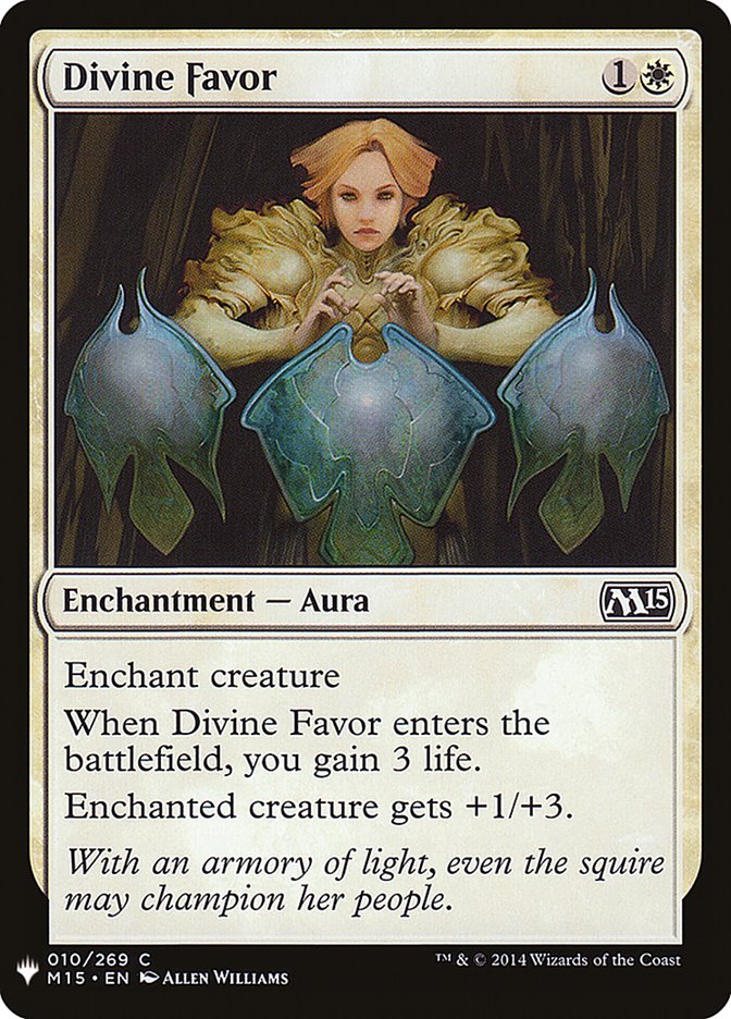 Divine Favor [Mystery Booster] Magic: The Gathering