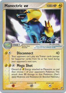 Manectric ex (101/107) (Mewtrick - Jason Klaczynski) [World Championships 2006] Pokémon
