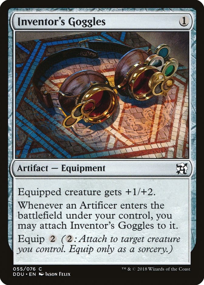 Inventor's Goggles [Duel Decks: Elves vs. Inventors] Magic: The Gathering