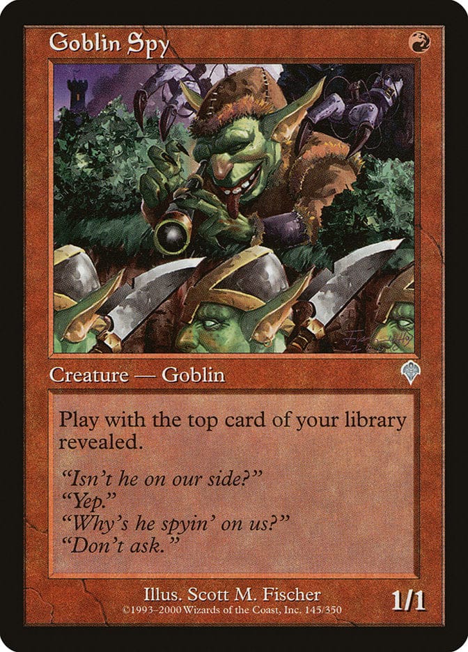 Goblin Spy [Invasion] Magic: The Gathering