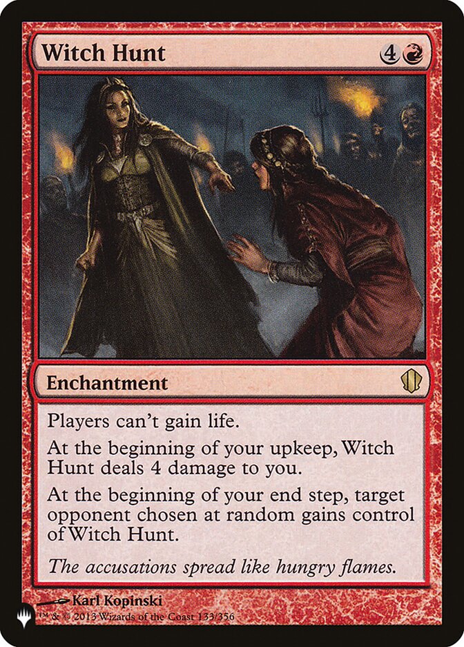 Witch Hunt [The List] Magic: The Gathering