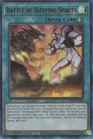 Battle of Sleeping Spirits [BLCR-EN009] Ultra Rare - Yugioh Cards For Your TCG Needs!