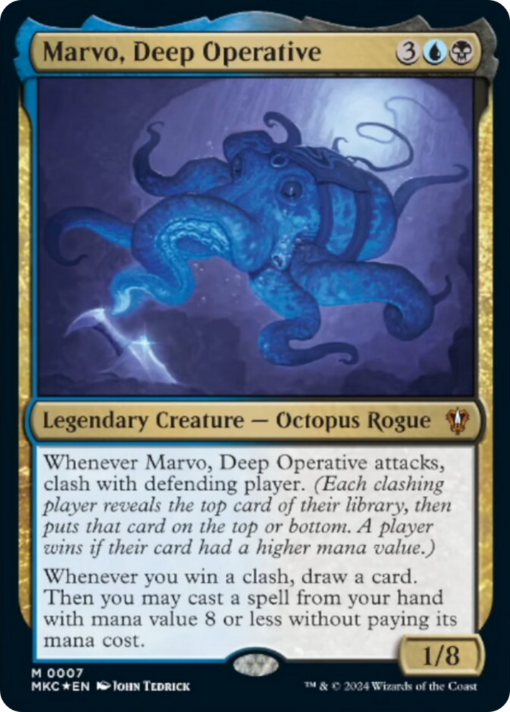 Marvo, Deep Operative [Murders at Karlov Manor Commander] Magic: The Gathering