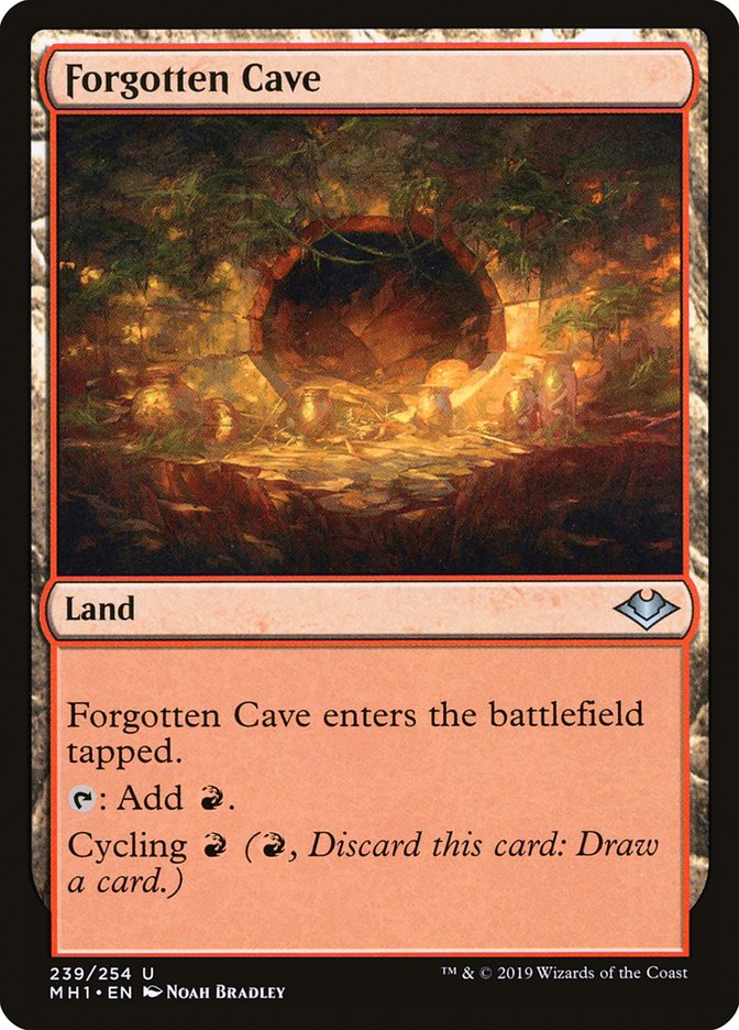 Forgotten Cave [Modern Horizons] Magic: The Gathering