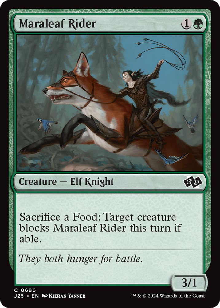 Maraleaf Rider [Foundations Jumpstart] Magic: The Gathering
