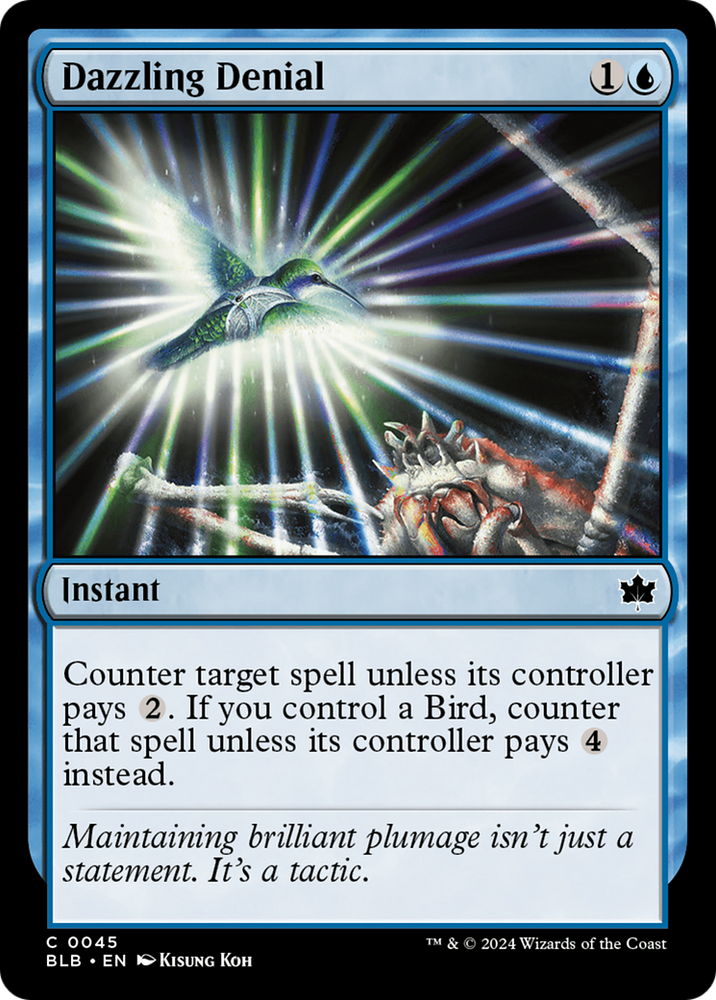 Dazzling Denial [Bloomburrow] Magic: The Gathering