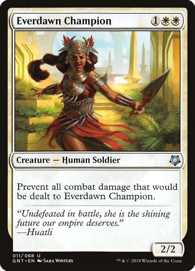 Everdawn Champion [Game Night 2018] Magic: The Gathering