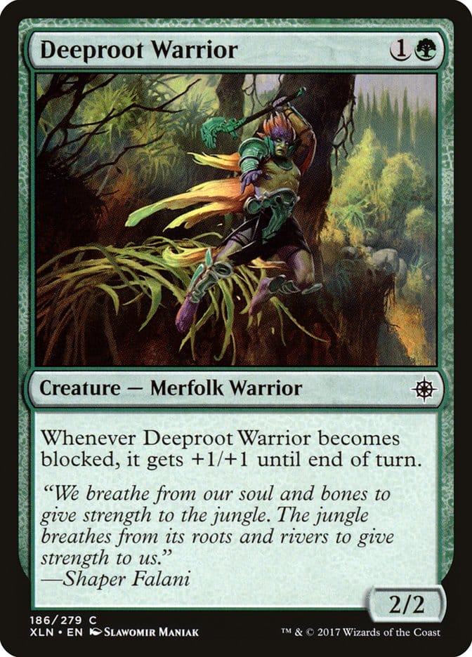 Deeproot Warrior [Ixalan] Magic: The Gathering