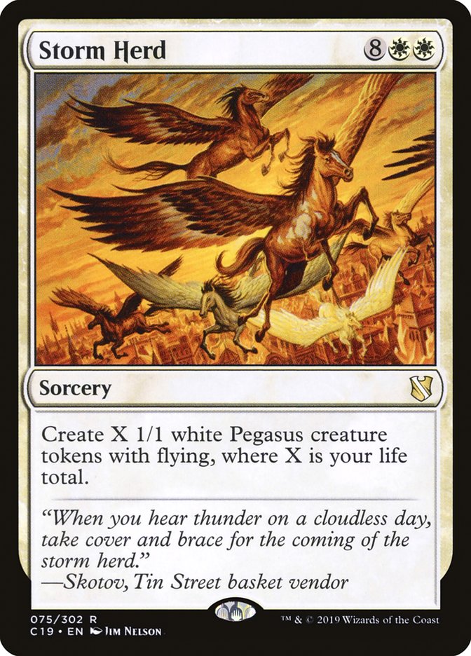 Storm Herd [Commander 2019] Magic: The Gathering