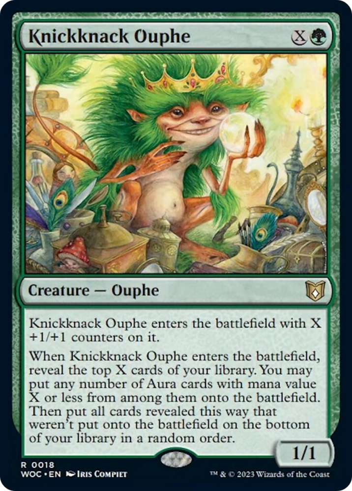 Knickknack Ouphe [Wilds of Eldraine Commander] Magic: The Gathering