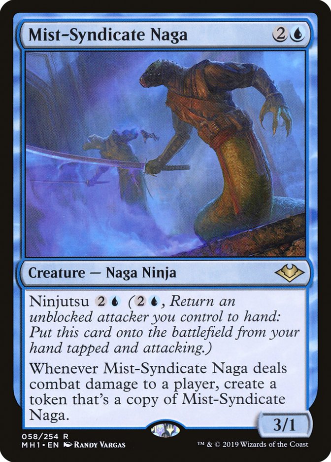 Mist-Syndicate Naga [Modern Horizons] Magic: The Gathering