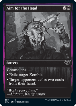 Aim for the Head [Innistrad: Double Feature] Magic: The Gathering