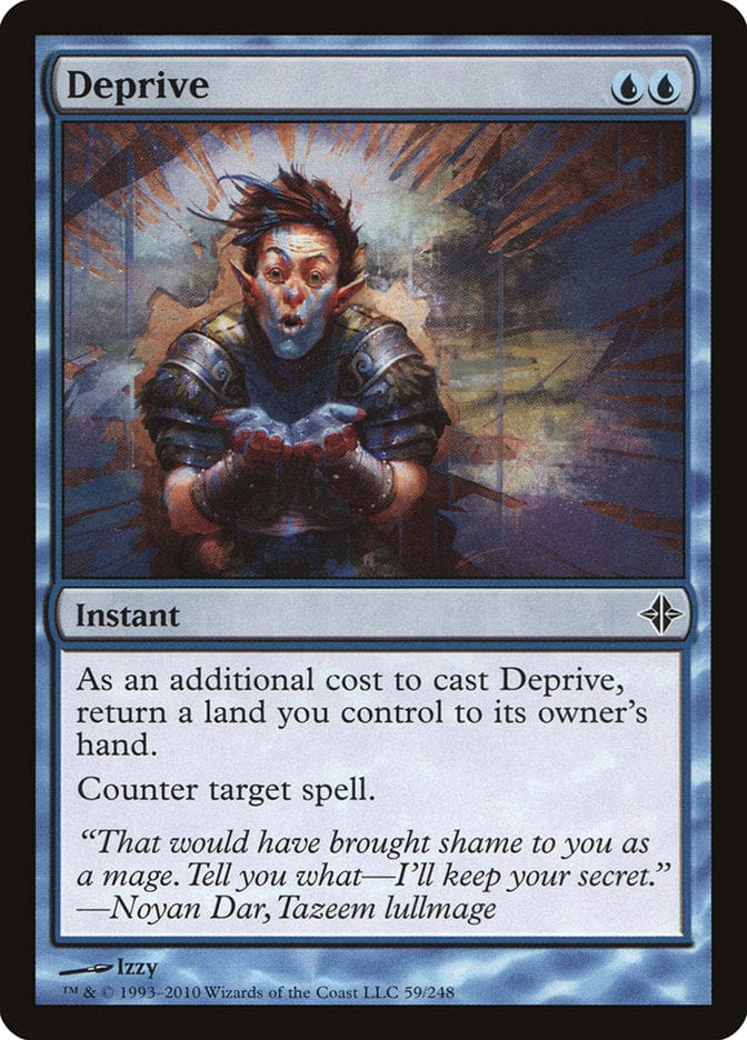 Deprive [Rise of the Eldrazi] Magic: The Gathering