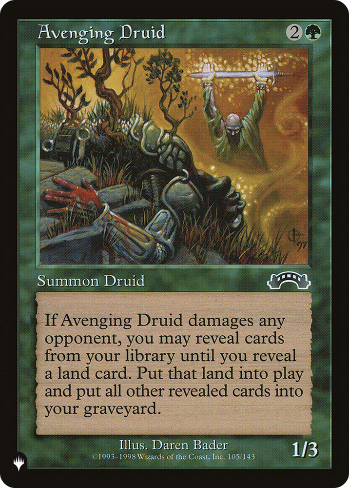 Avenging Druid [The List] Magic: The Gathering