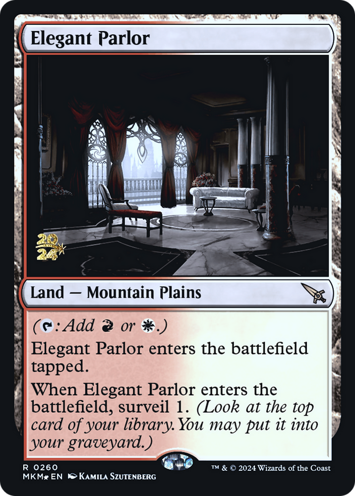 Elegant Parlor [Murders at Karlov Manor Prerelease Promos] Magic: The Gathering