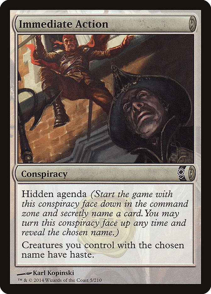 Immediate Action [Conspiracy] Magic: The Gathering