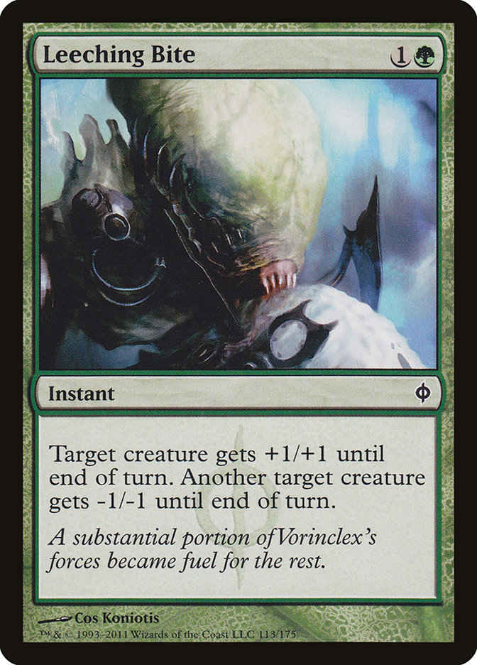 Leeching Bite [New Phyrexia] Magic: The Gathering