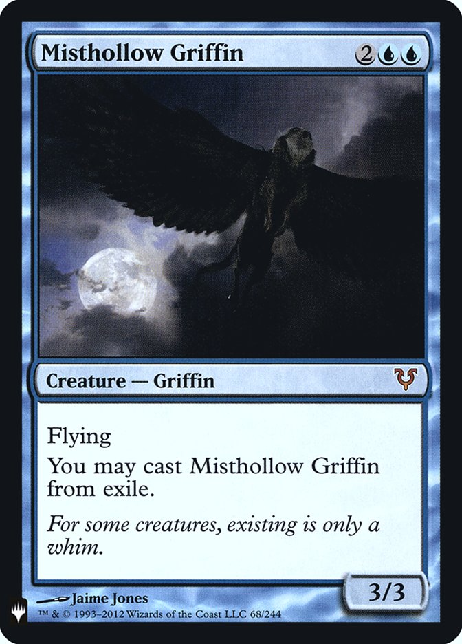 Misthollow Griffin [Mystery Booster] Magic: The Gathering