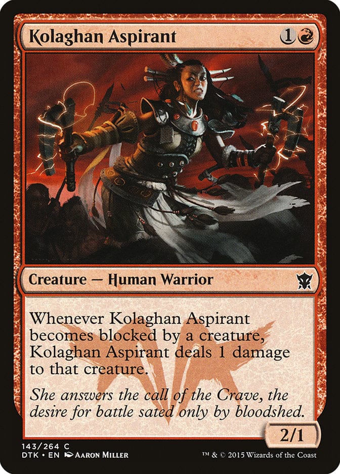 Kolaghan Aspirant [Dragons of Tarkir] Magic: The Gathering