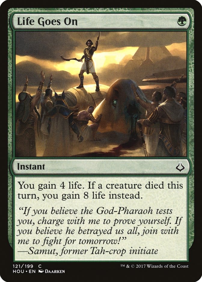 Life Goes On [Hour of Devastation] Magic: The Gathering