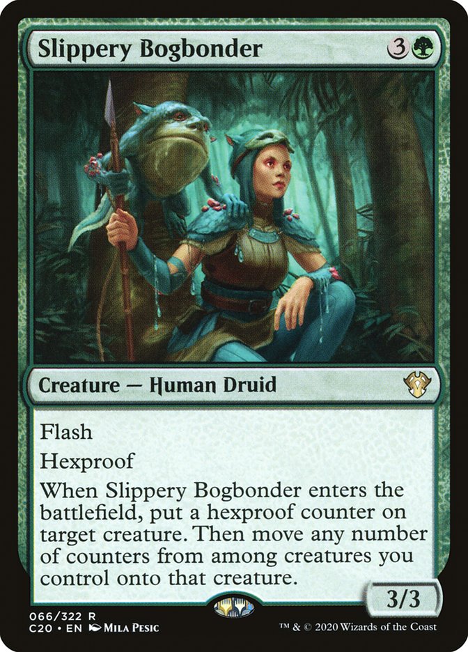 Slippery Bogbonder [Commander 2020] Magic: The Gathering