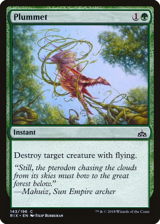 Plummet [Rivals of Ixalan] Magic: The Gathering