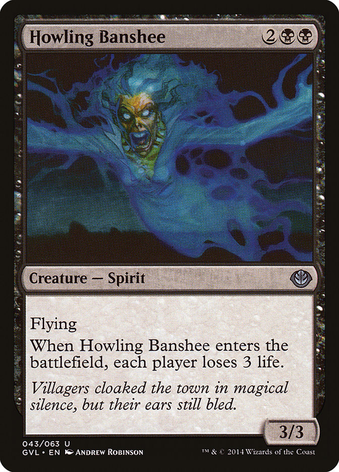 Howling Banshee (Garruk vs. Liliana) [Duel Decks Anthology] Magic: The Gathering