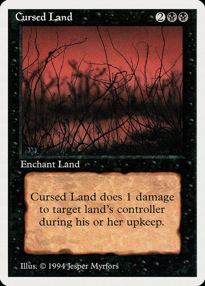 Cursed Land [Summer Magic / Edgar] Magic: The Gathering