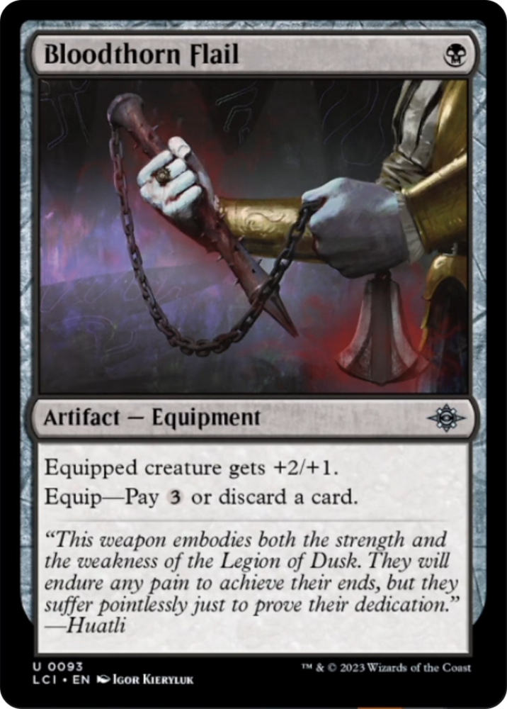 Bloodthorn Flail [The Lost Caverns of Ixalan] Magic: The Gathering