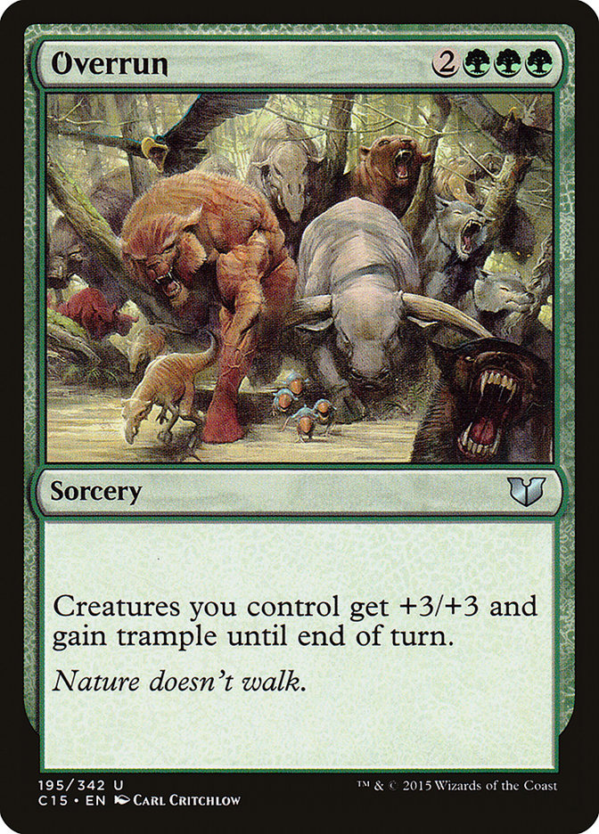 Overrun [Commander 2015] Magic: The Gathering