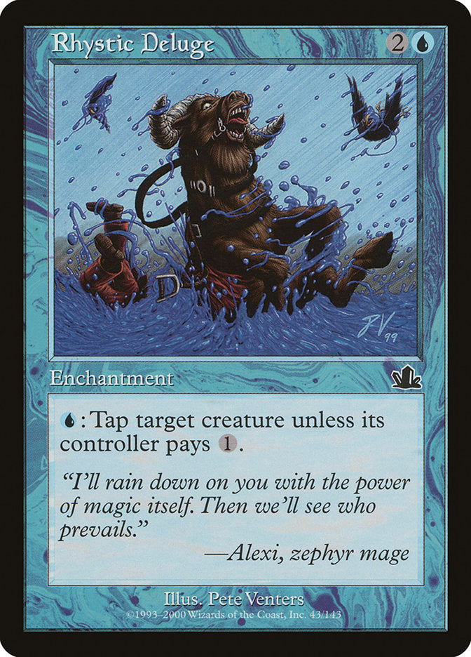 Rhystic Deluge [Prophecy] Magic: The Gathering
