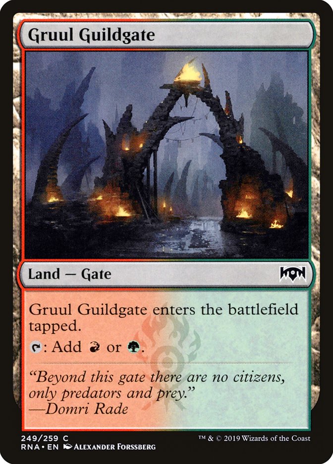 Gruul Guildgate (249/259) [Ravnica Allegiance] Magic: The Gathering