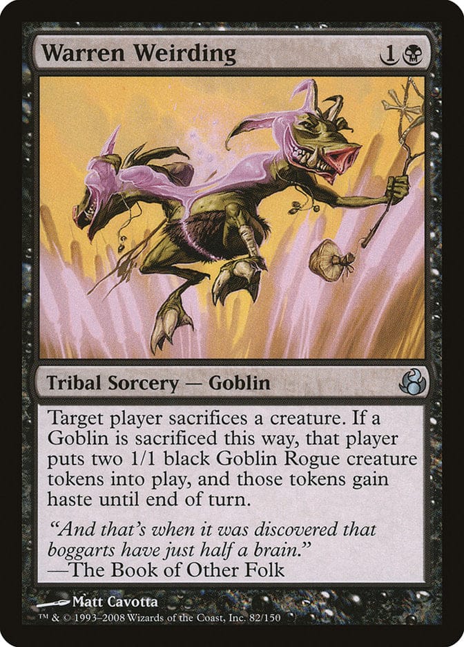 Warren Weirding [Morningtide] Magic: The Gathering