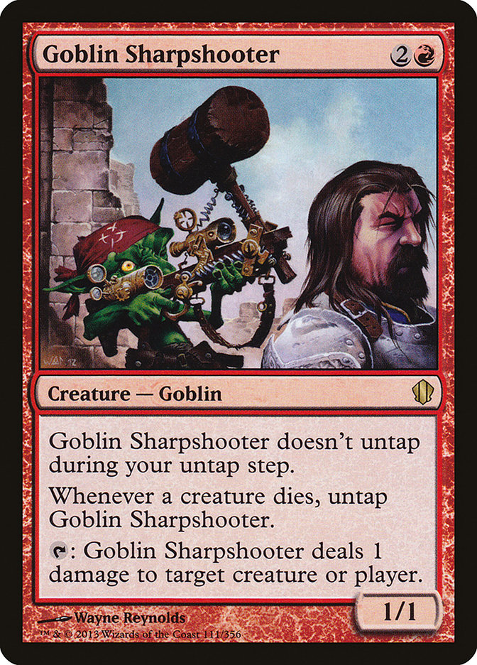 Goblin Sharpshooter [Commander 2013] Magic: The Gathering