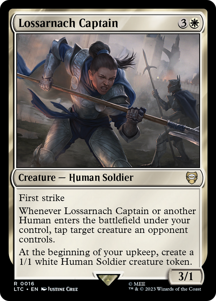 Lossarnach Captain [The Lord of the Rings: Tales of Middle-Earth Commander] Magic: The Gathering