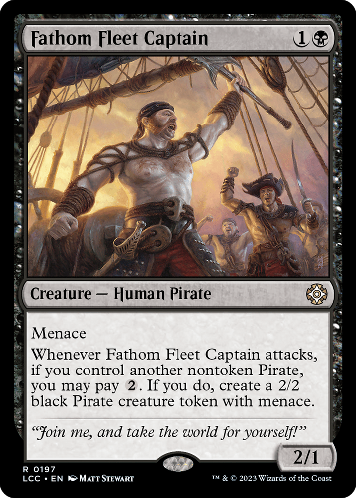 Fathom Fleet Captain [The Lost Caverns of Ixalan Commander] Magic: The Gathering