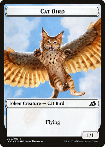Cat Bird Token [Ikoria: Lair of Behemoths Tokens] Magic: The Gathering