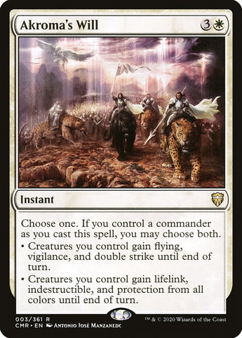 Akroma's Will [Commander Legends] Magic: The Gathering