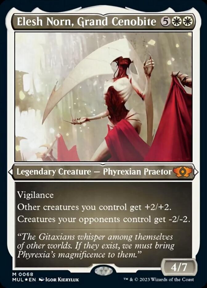 Elesh Norn, Grand Cenobite (Foil Etched) [Multiverse Legends] Magic: The Gathering