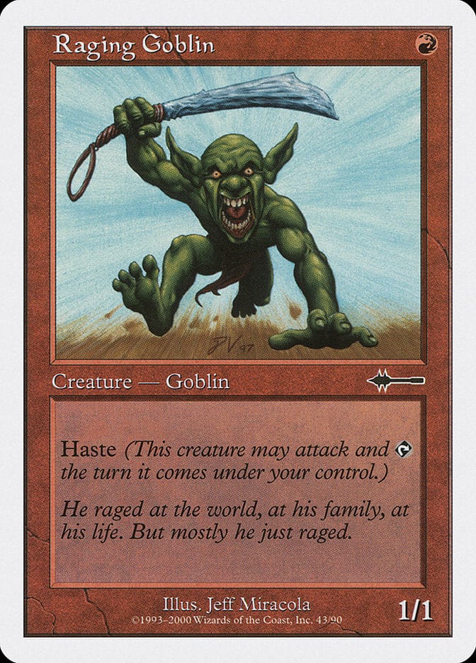 Raging Goblin [Beatdown] Magic: The Gathering